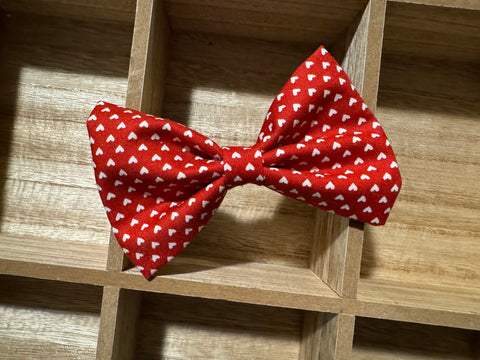 Heart Bow Red