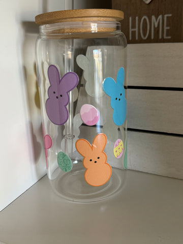 Bunny Glass Can