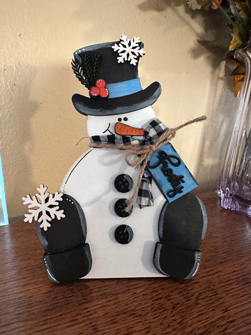 Snowman Frosty Shelf Sitter