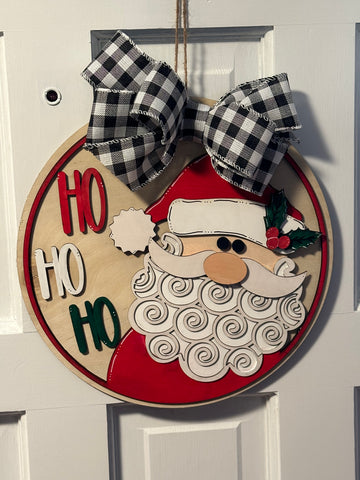 12” Santa Door Hanger